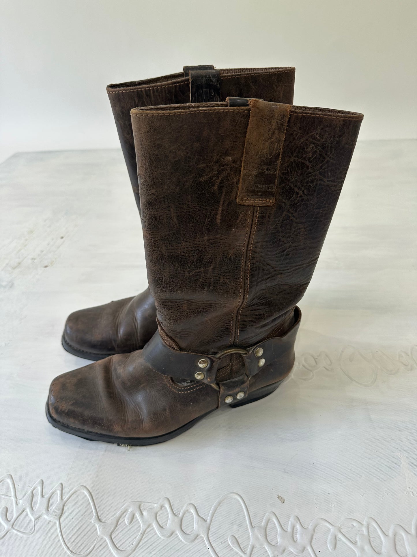 ⭐️ festival drop | UK6 brown biker boots