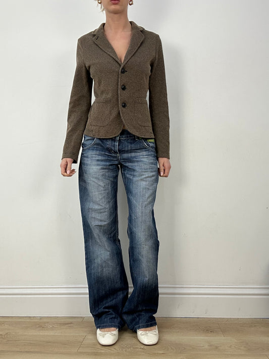 countryside | small brown suit style jacket