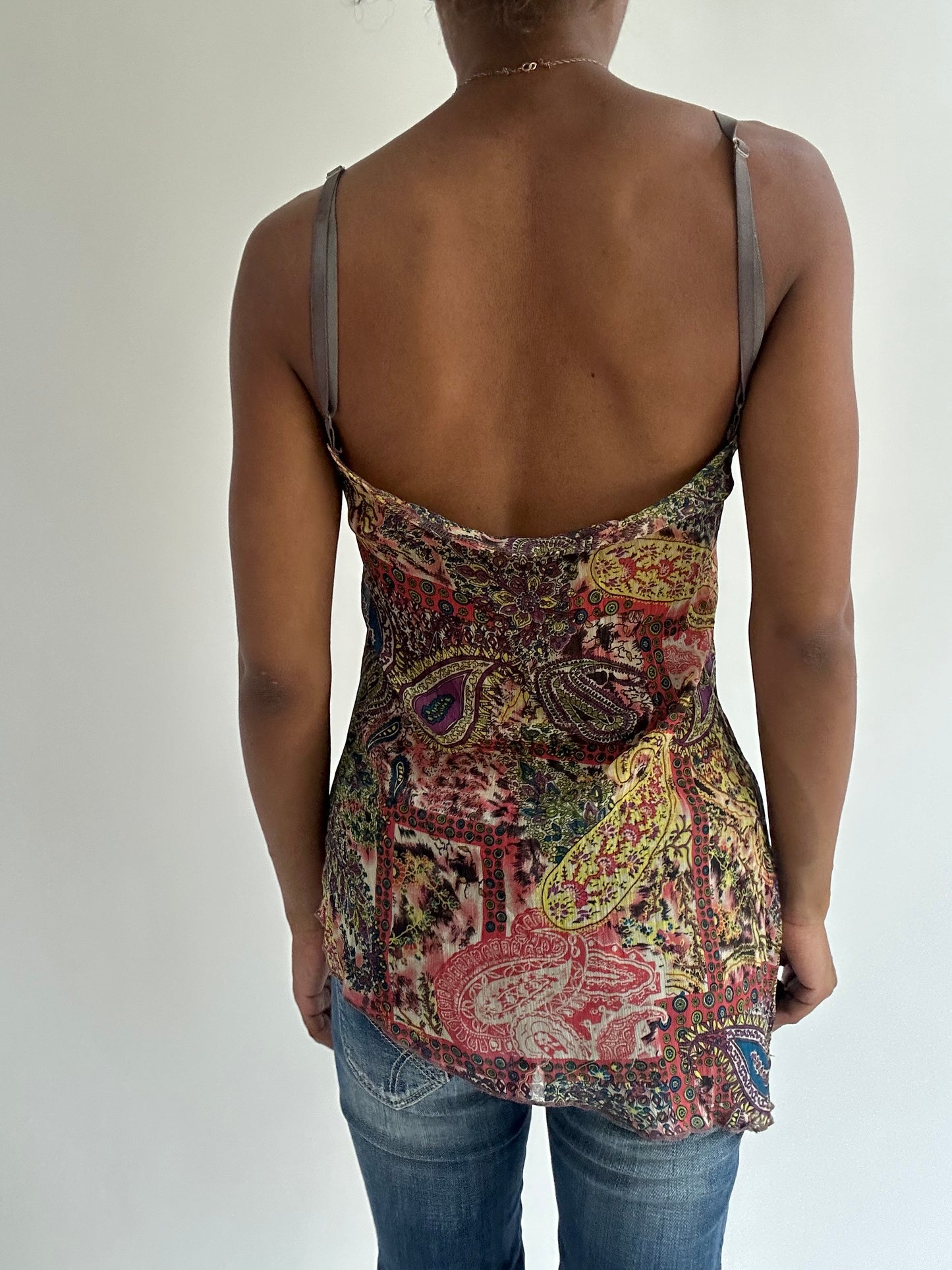 BEST PICKS | small patterned sheer cami top