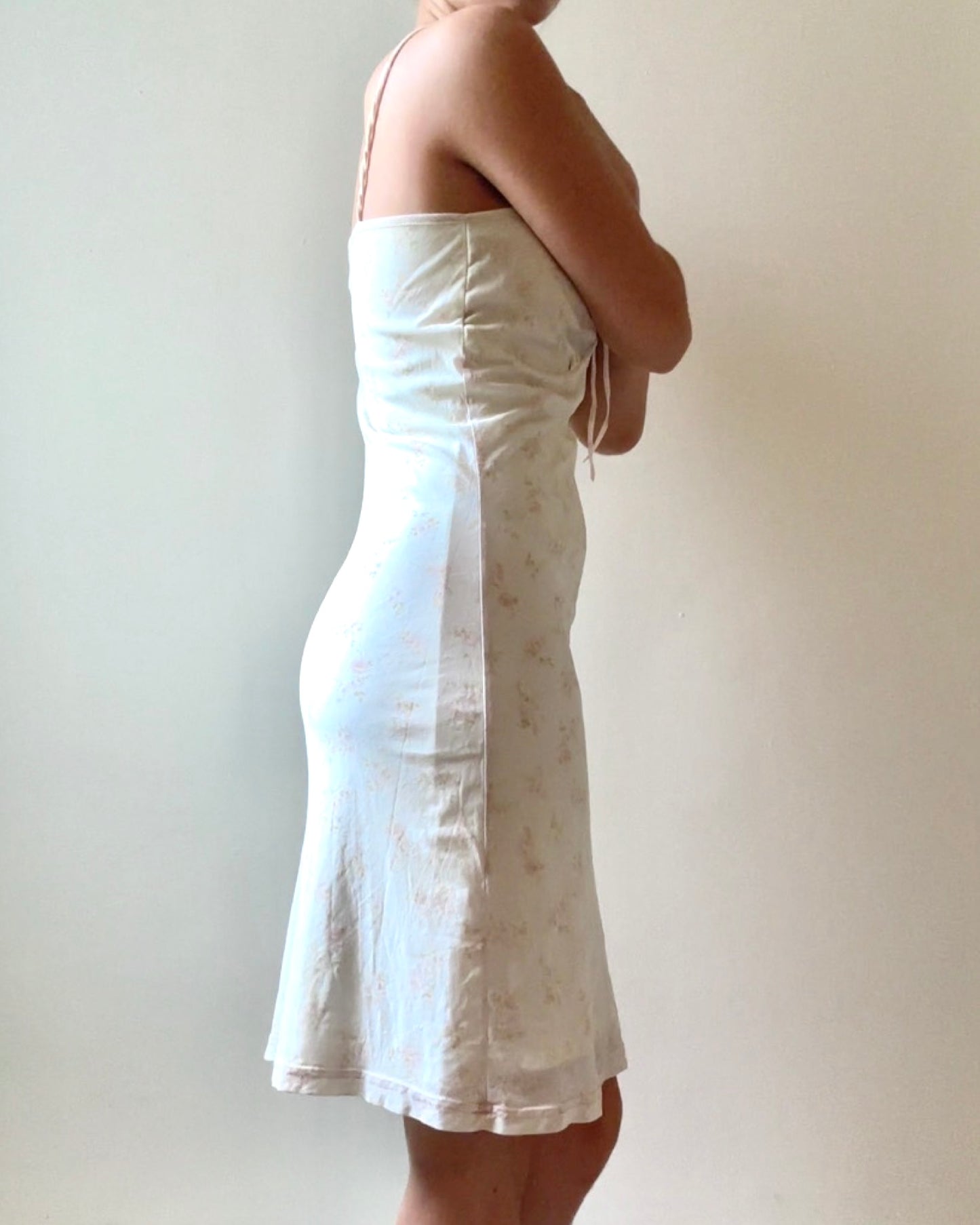 french summer drop | small/medium pale green midi dress