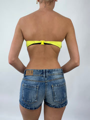 💻EUROS DROP | small yellow bandeau bikini set