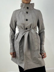 vintage edit thirty-six | S码 灰色 belted trenchcoat 夹克