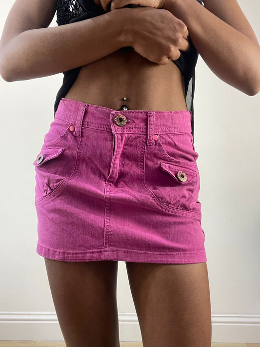 BEST PICKS | small pink denim mini skirt