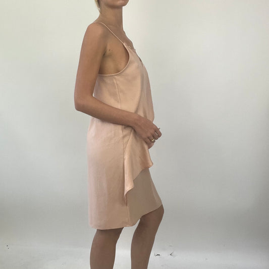 PROM SEASON DROP | small pale pink old label mango slip dress