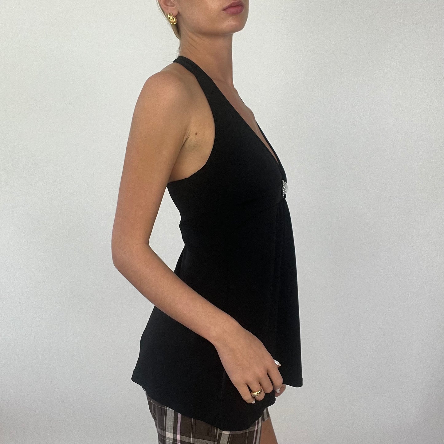 PROM SEASON DROP | small black pimkie halterneck top