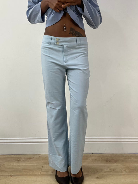 BEST PICKS | small light blue straight leg trousers