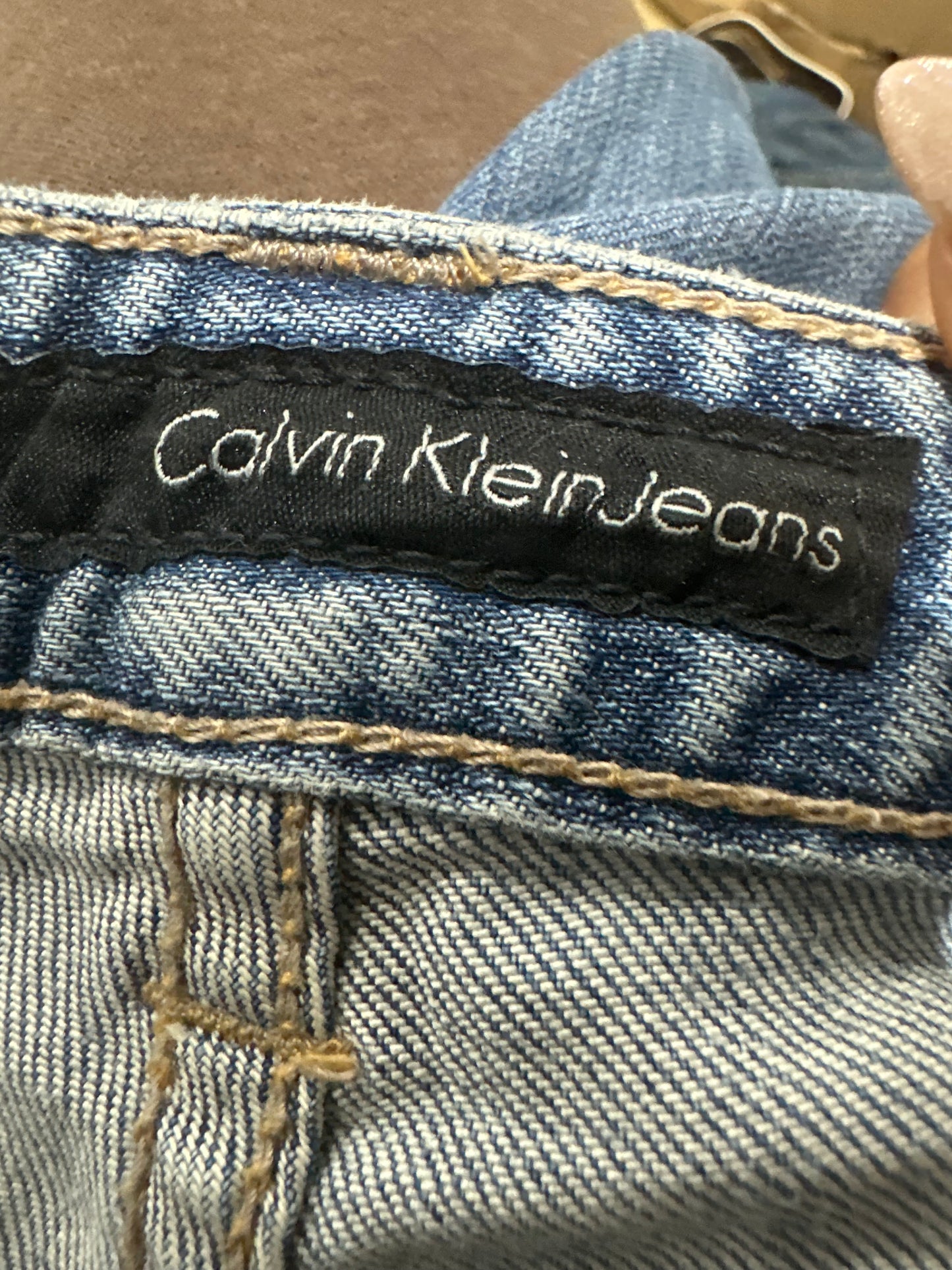 vintage edit thirty-five | extra small blue calvin klein denim jeans