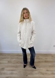 medium moncler cream coat