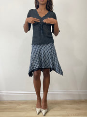vintage edit: fashion week | small black intimissimi sheer top
