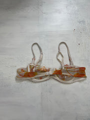 PUB GARDEN DROP | small orange and yellow floral bra
