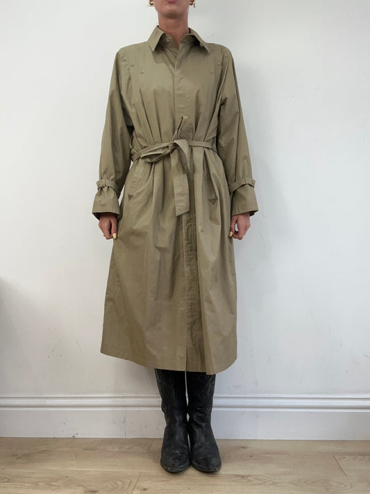 vintage edit eleven | large beige trench coat