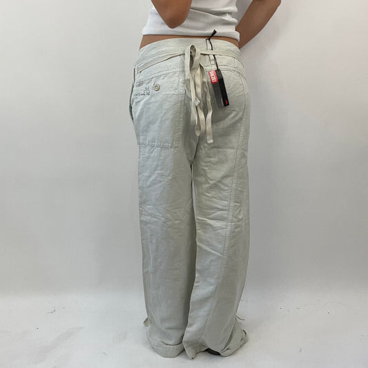BEST PICKS | small beige diesel wide leg trousers