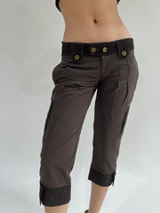 ‼️ | dark chocolate pocket detail style shorts