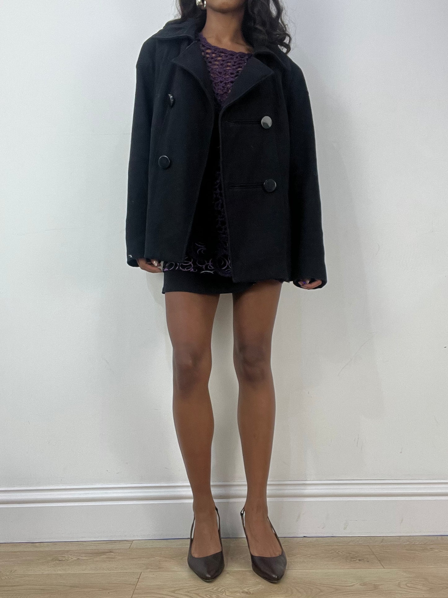 BEST PICKS | medium black yessica peacoat jacket