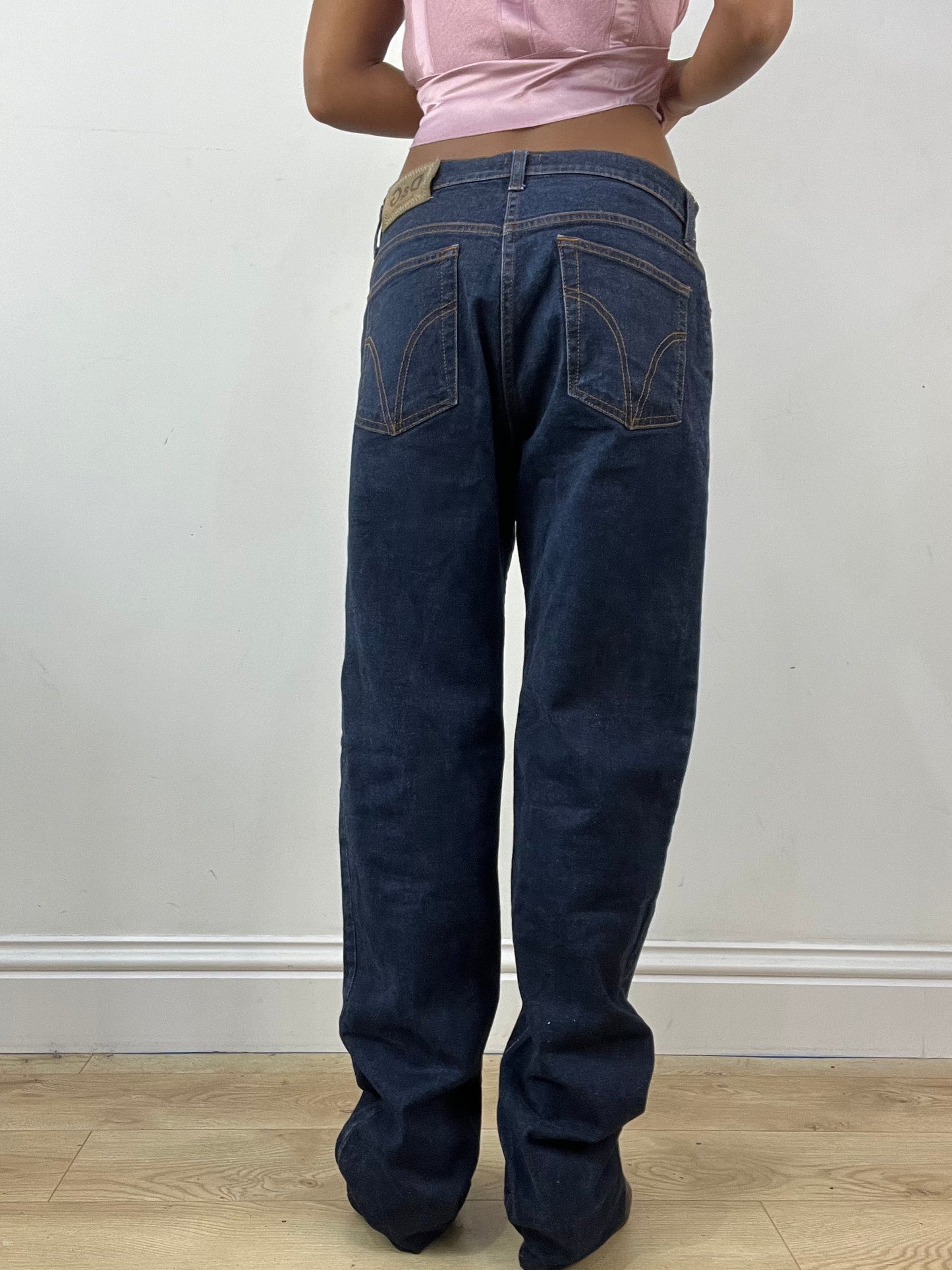 vintage edit thirty-four | medium blue dolce and gabbana denim jeans