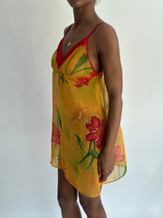 summermaxxing drop | small yellow floral mini dress