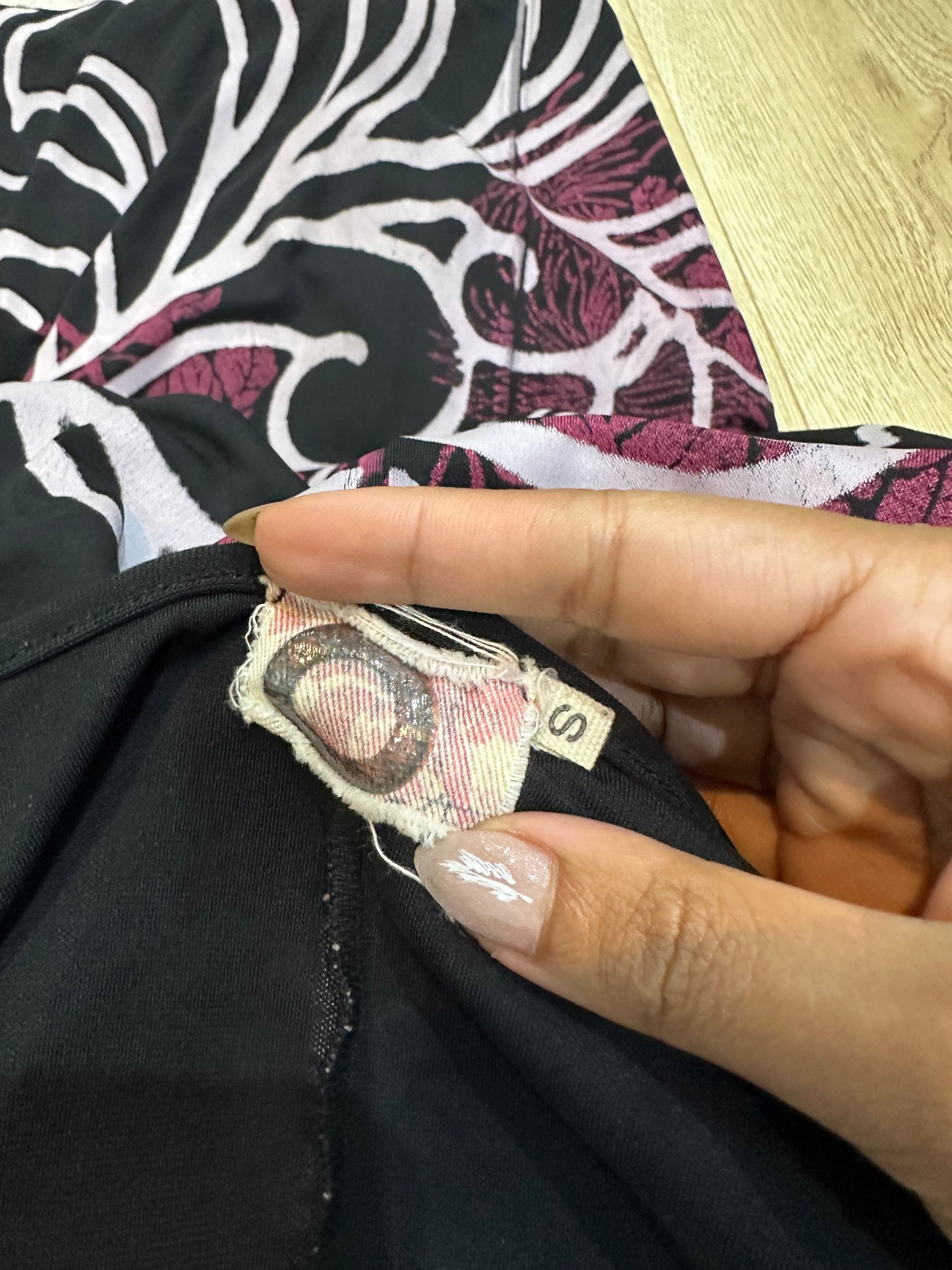 vintage edit thirty-three | small black mesh overlay midi dress with patchwork details