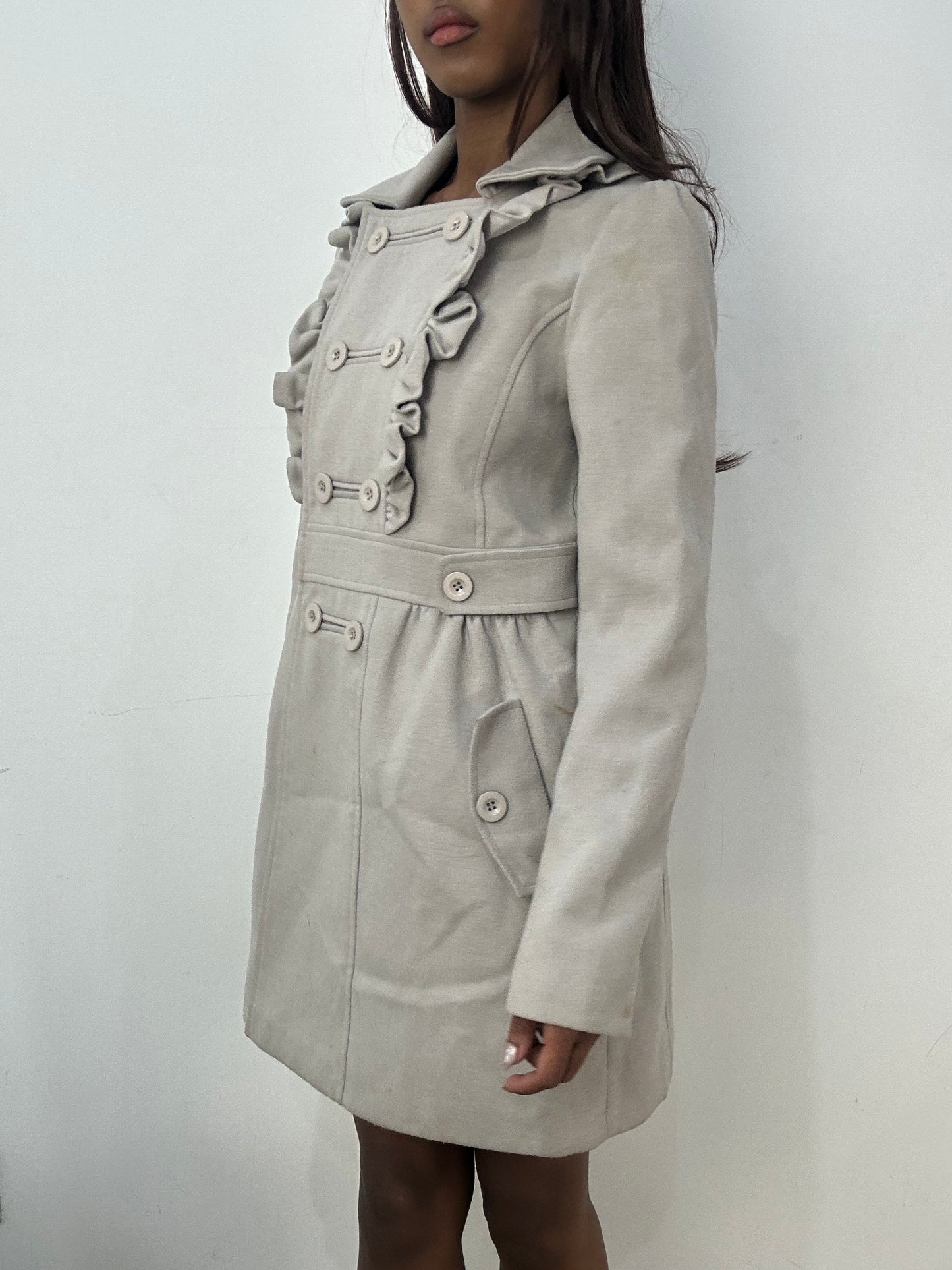 BEST PICKS | medium beige double breasted trenchcoat jacket