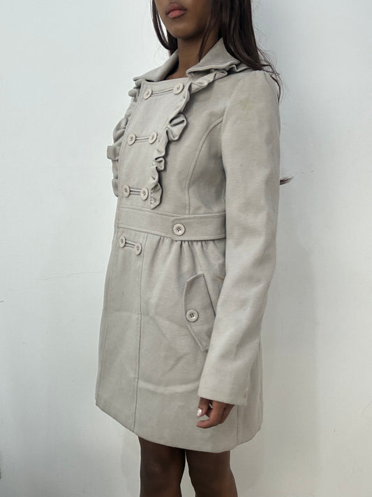 BEST PICKS | medium beige double breasted trenchcoat jacket