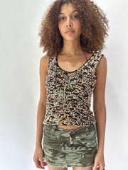festival drop | taille: M · couleur: noir · article: caraco · détails: sequins