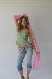 SATC drop | taille: S/M · couleur: vert · article: caraco