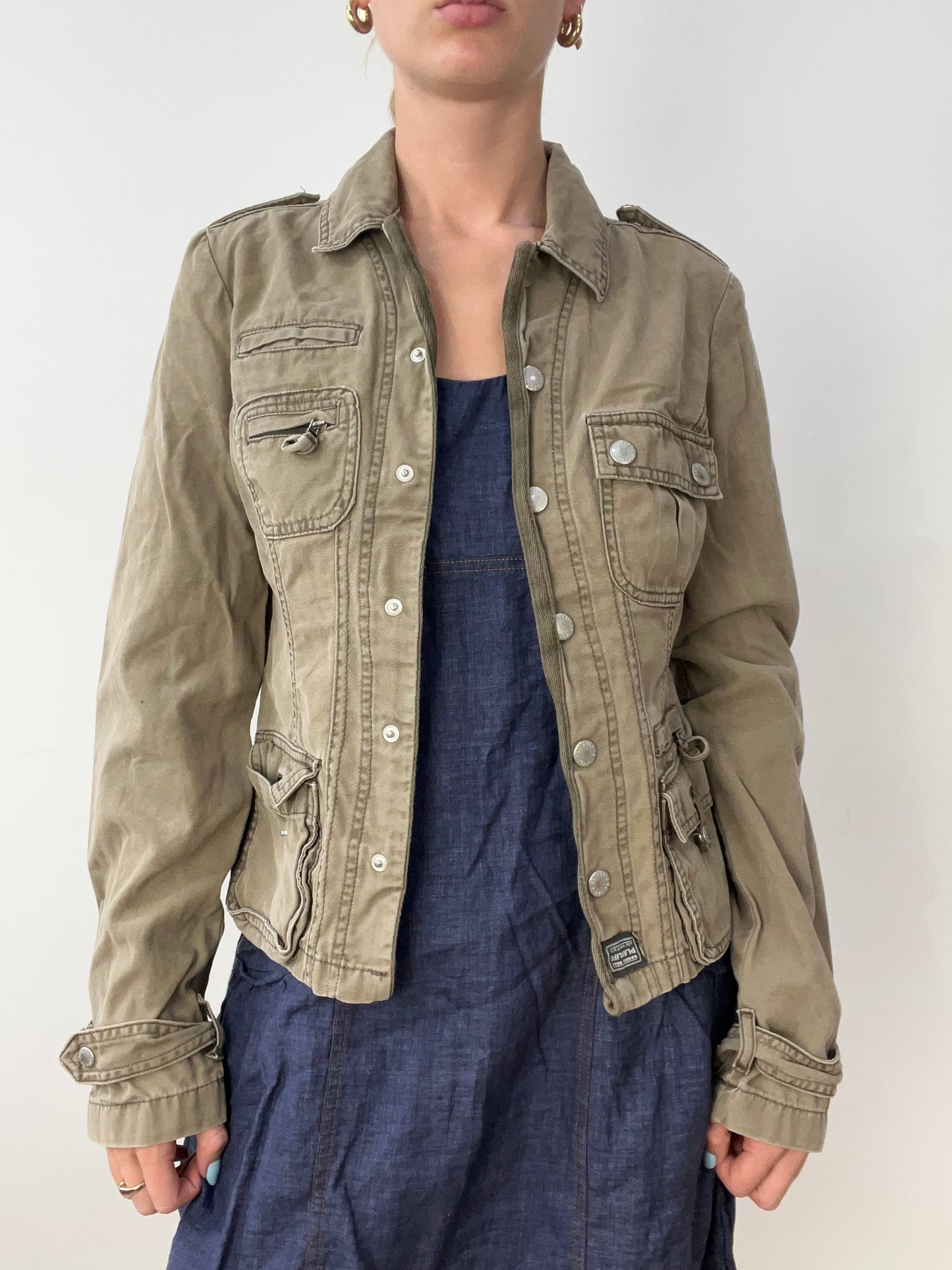 vintage edit thirty | small khaki utility jacket