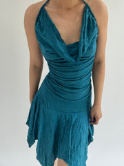 ‼️ small blue sleeveless dress