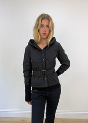 medium black morgan de toi puffer jacket