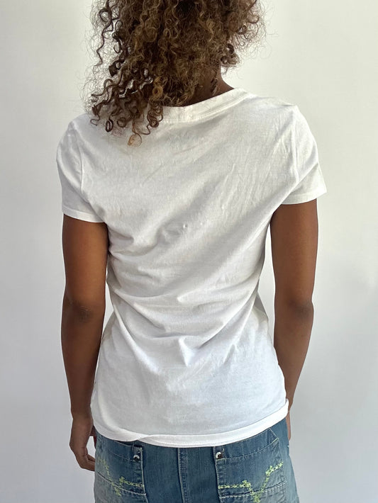 wag drop | small/medium white juicy couture tshirt