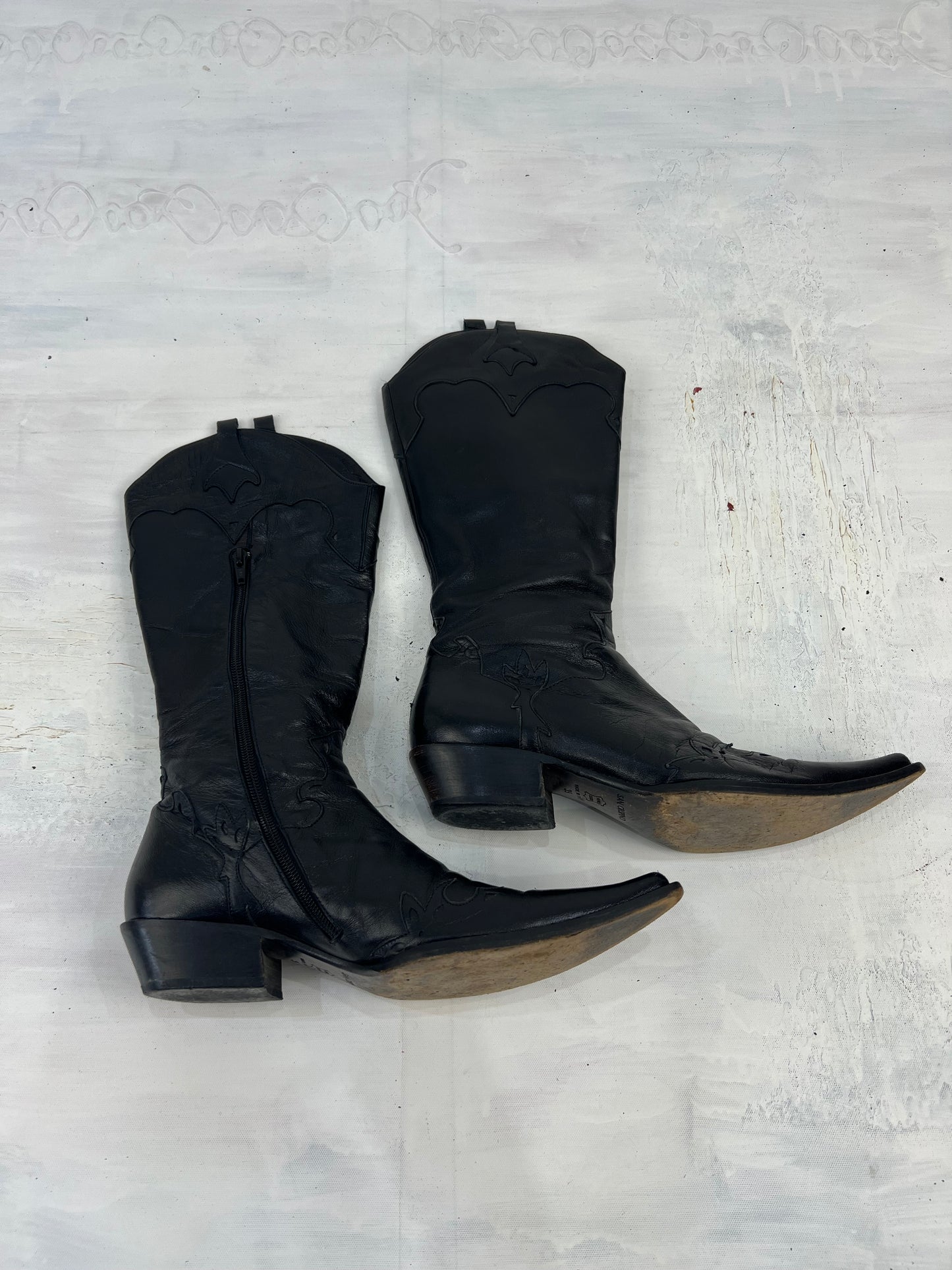 ⭐️ BEST PICKS | uk 6 black leather cowboy style boots