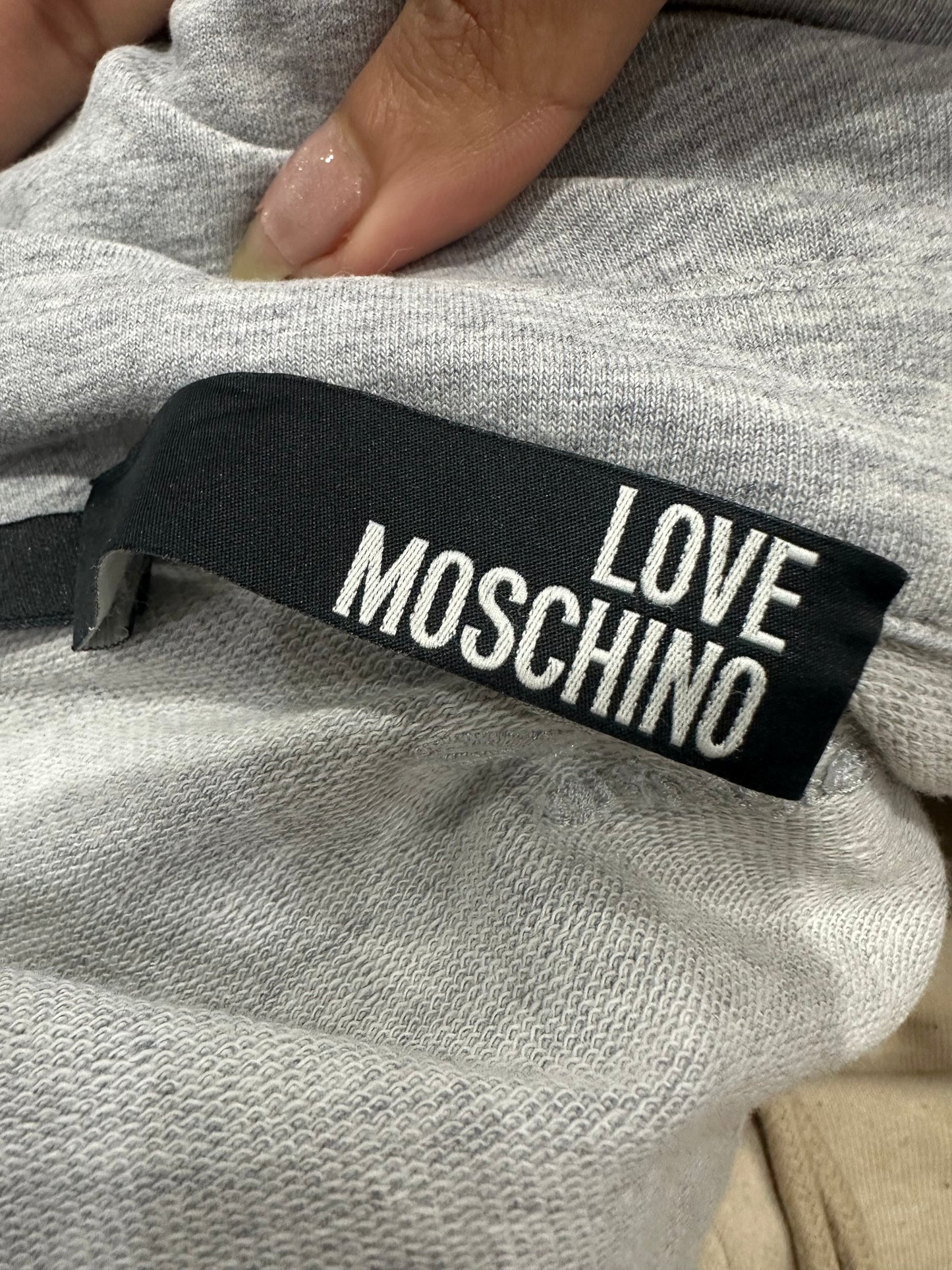 vintage edit: fashion week | small grey moschino cardigan top