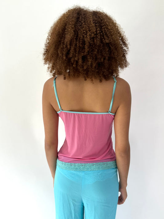 festival drop | small pink old accessorize cami top