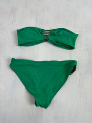 BEST PICKS | small green bandeau bikini set
