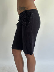 ‼️ | black corduroy shorts