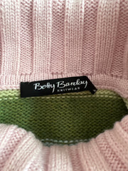 gilmore girls | small pastel striped ribbed turtleneck jumper