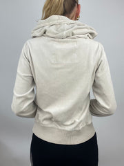 ADDISON RAE DROP | Cidade de beige velour hoodie