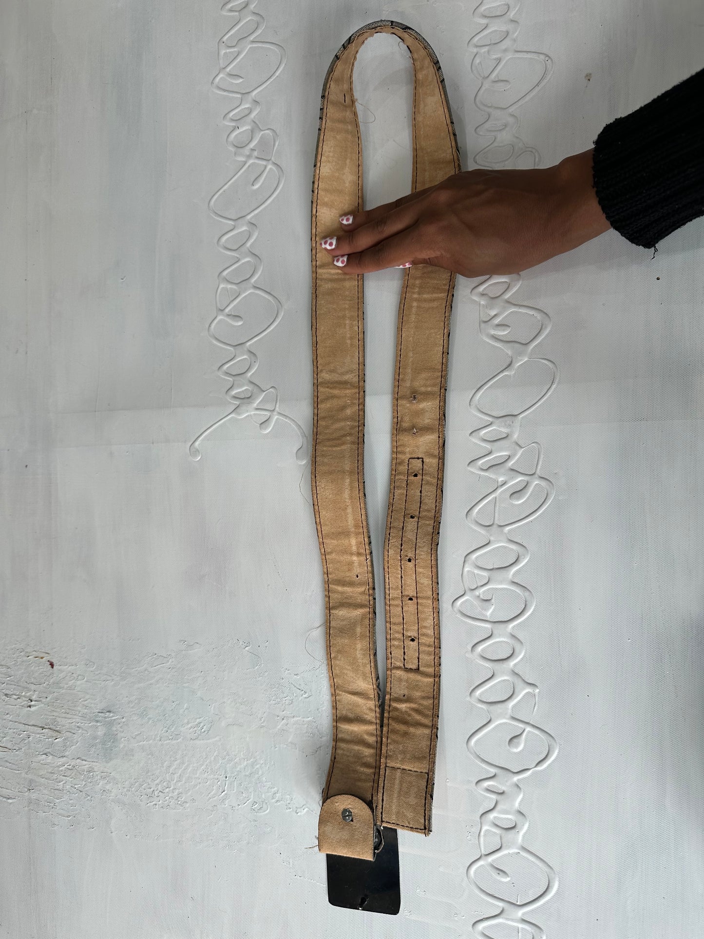 vintage edit twenty-seven | grey dolce and gabbana logo belt