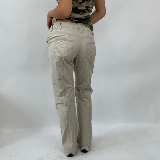 💚💻INSTA BADDIE DROP | small beige cargo trousers