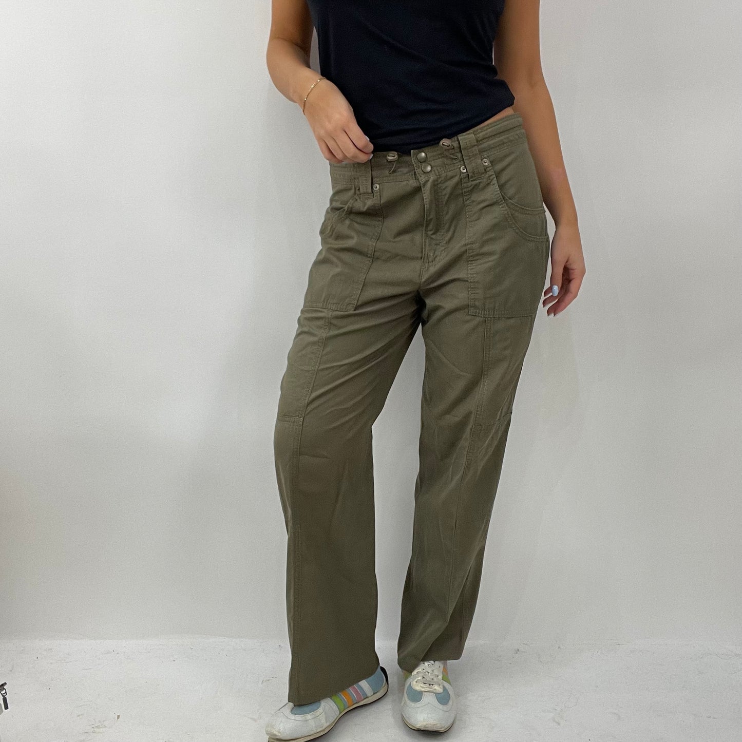💚 GORPCORE DROP | small green cargo trousers