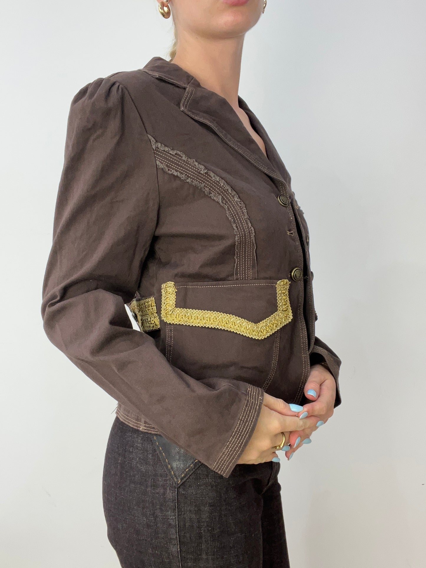 vintage edit thirty | medium brown pea style coat