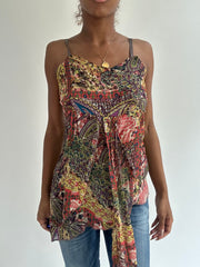 BEST PICKS | small patterned sheer cami top
