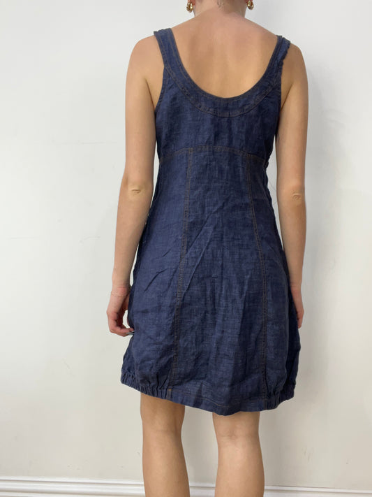 vintage edit thirty | small blue denim dress