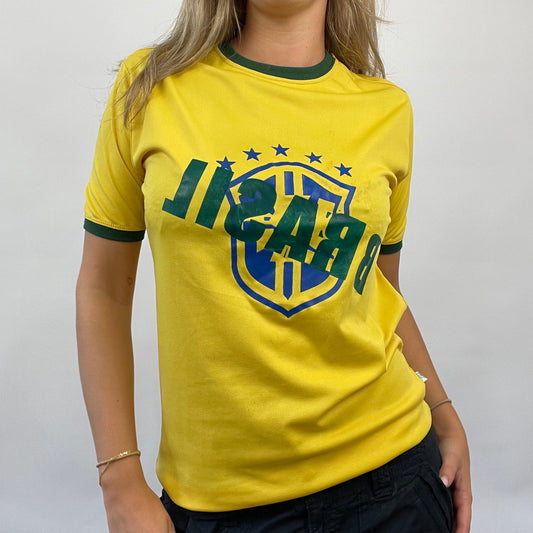 💻 POSH AND BECKS DROP | small yellow brasil t-shirt