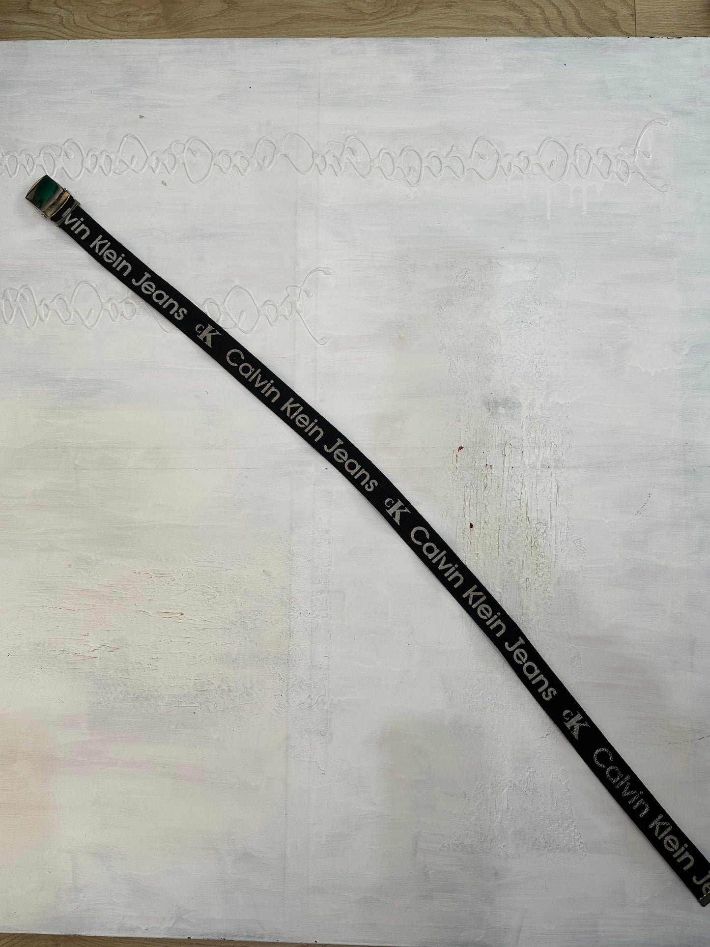 BEST PICKS | black calvin klein logo belt