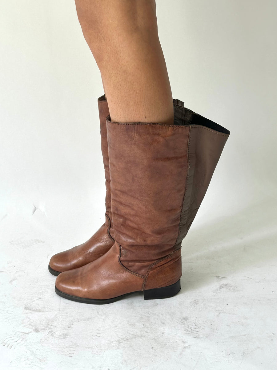 ⭐️ Festival drop | UK6 botas de rodilla marrón