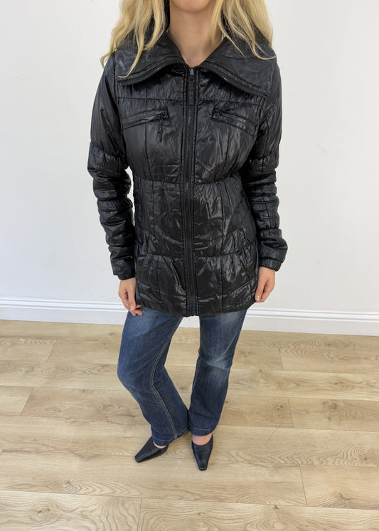 medium black puffer jacket