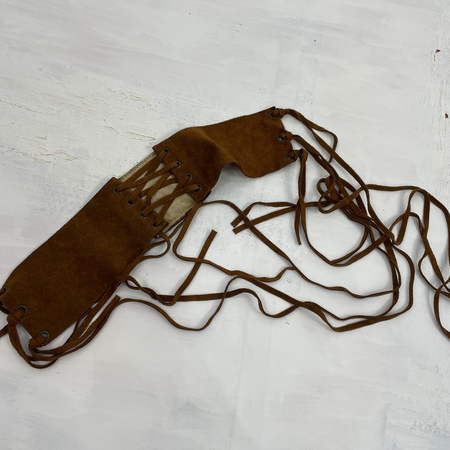 COTTAGECORE DROP | brown suede tassel belt