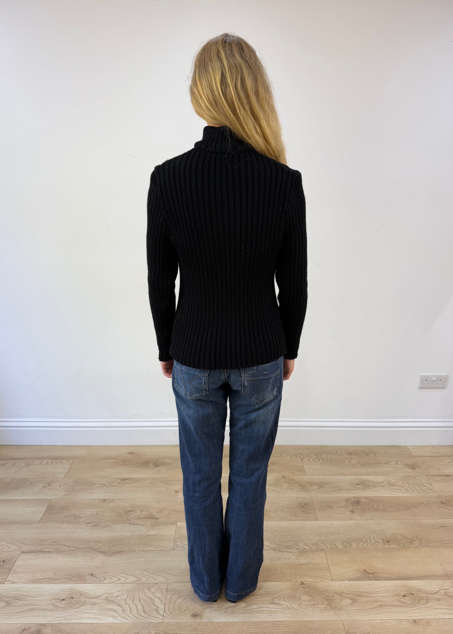 small black zebra print jacket