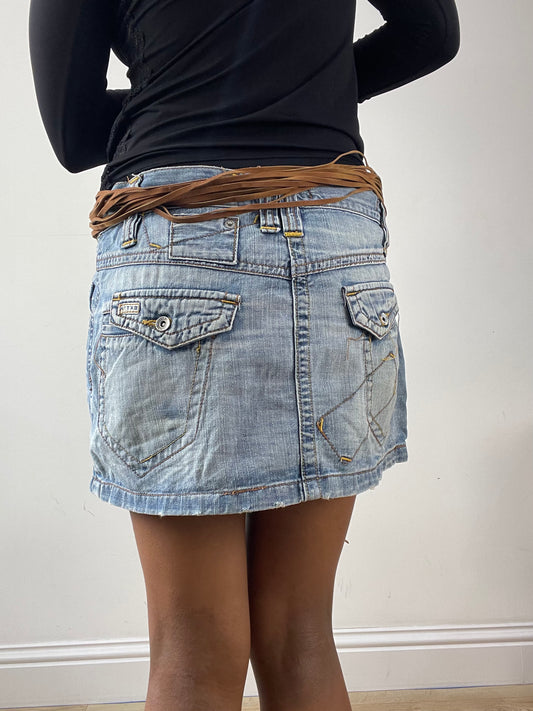 vintage edit twenty-six | brown suede style tassel belt