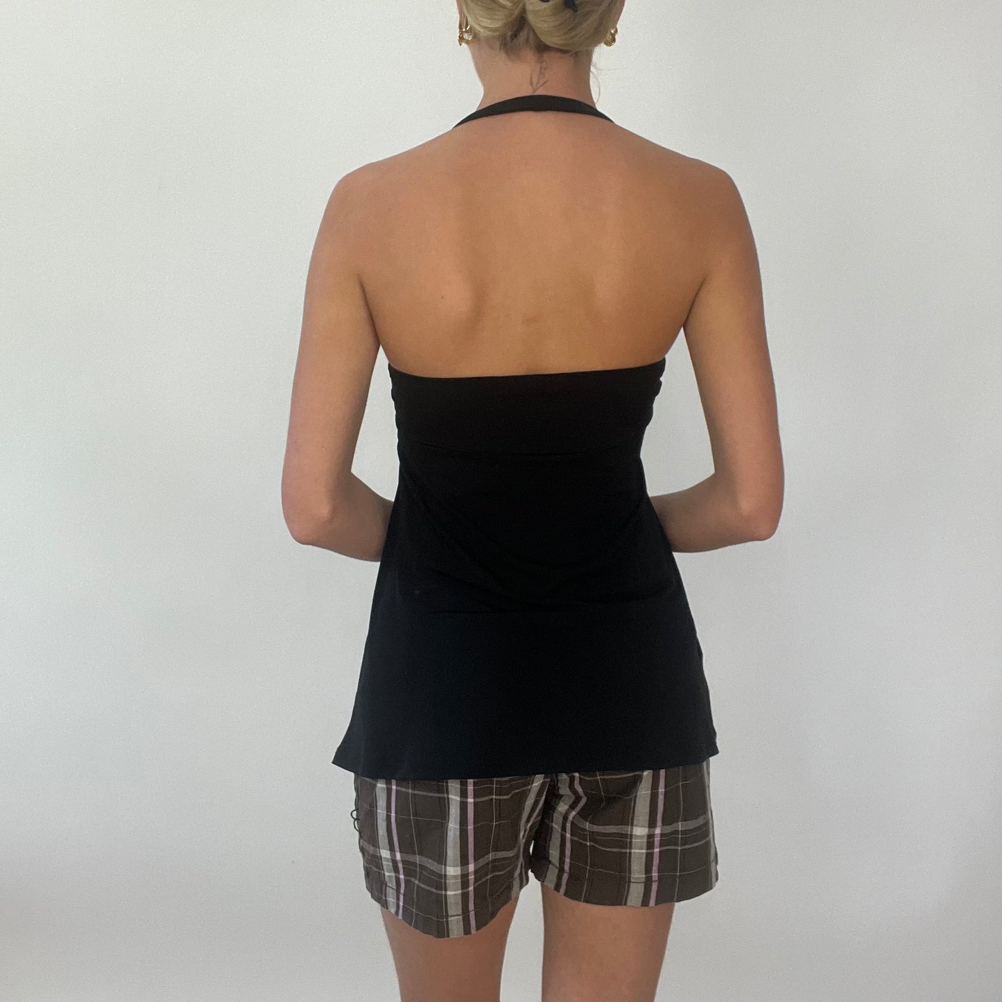 PROM SEASON DROP | small black pimkie halterneck top